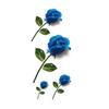 Plain Flower Bohemian Blue Rose Mermaid Waterproof Tattoo Sticker Simulation Water Transfer Sample Sticker