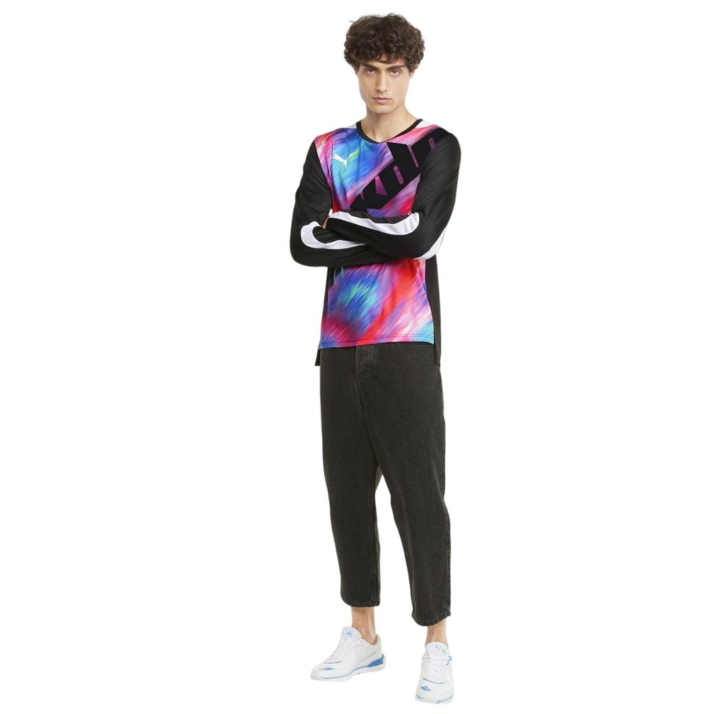 Puma Mens RKDO Abstract Regular Long-Sleeved T-Shirt