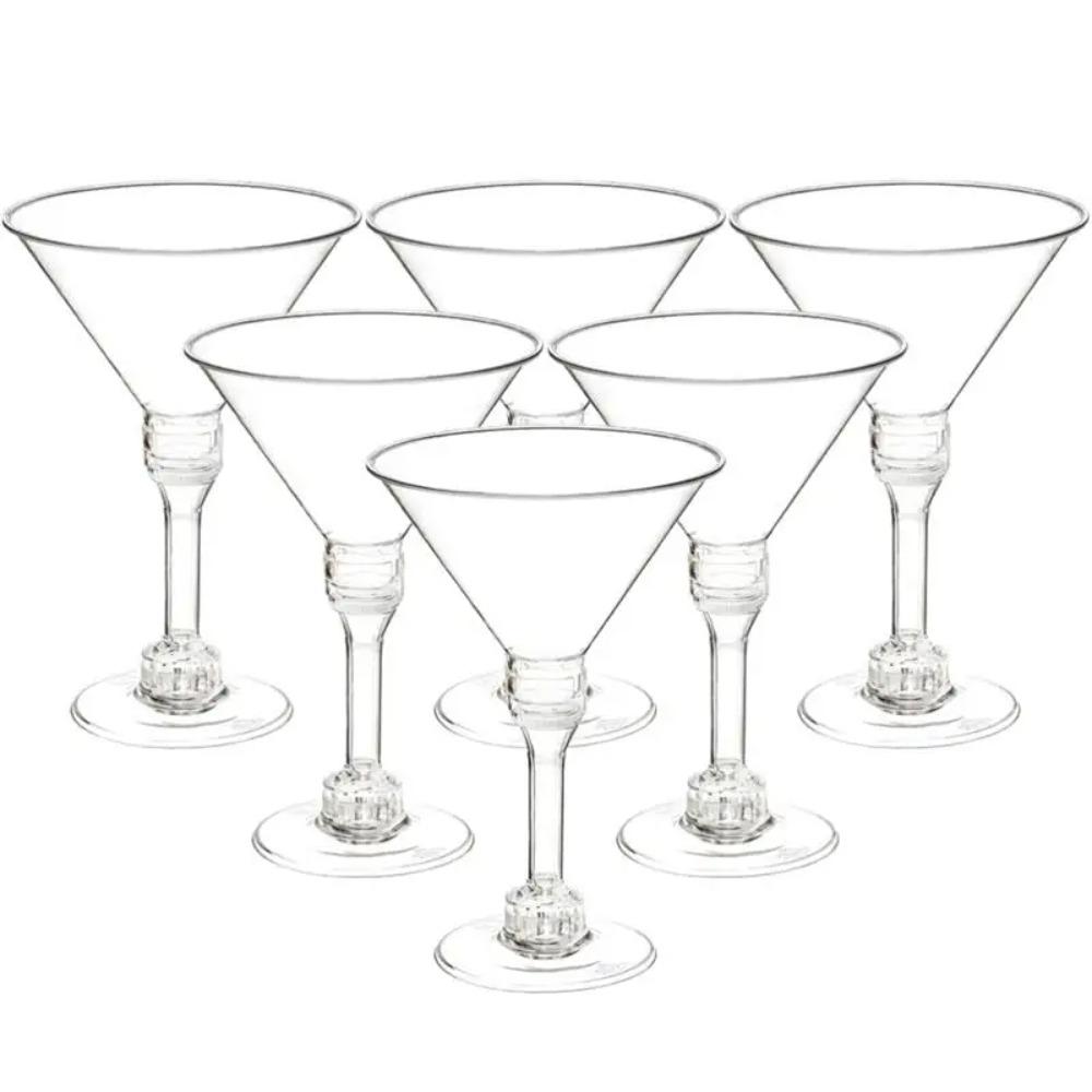 10pcs Durable Champagne Glass Clear Red Wine Glass Plastic Champagne Flute Goblet  Party Favors