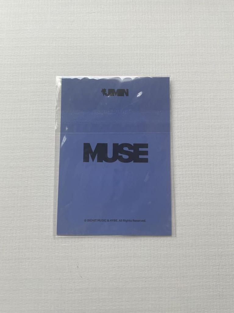 [USED] Jimin MUSE Open Collar Shirt Shirt Trading Card BTS
