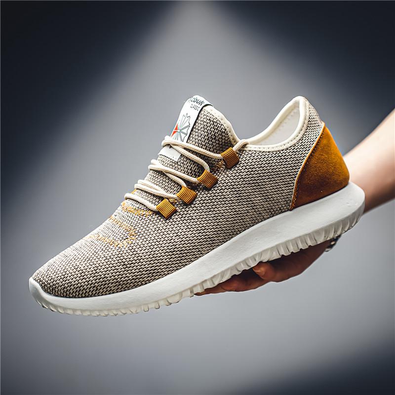 

Модные мужские прогулочные повседневные кроссовки, мужские легкие носки, весенне-летние лоферы 39 золотой