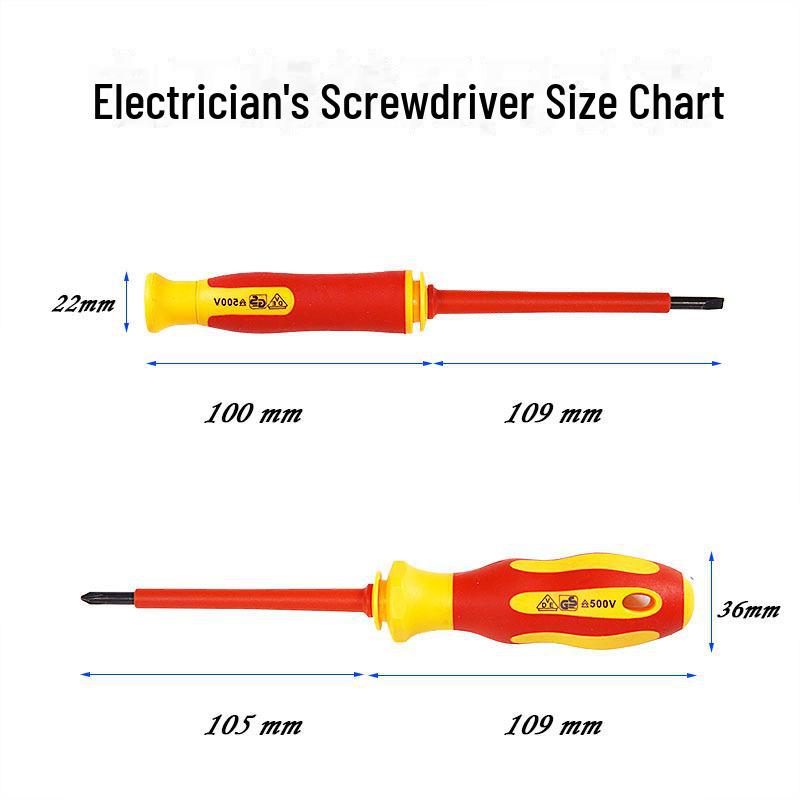 Isoliertes Multifunktions-Schraubendreher-Set mit Werkzeugtasche für Elektriker