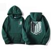 Attack On Titan Men's Hoodie Anime Hoodies Men Women Streetwear Pullover Harajuku Shingeki No Kyojin Hoodies Sweatshirt Clothes