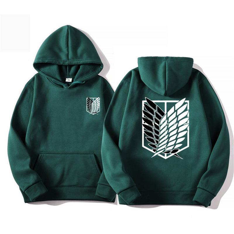 Attack On Titan Men's Hoodie Anime Hoodies Men Women Streetwear Pullover Harajuku Shingeki No Kyojin Hoodies Sweatshirt Clothes
