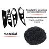 Car Glossy Black Window Glass Lift Button Switch Cover Trim Door Armrest Panel for Toyota Corolla Cross 2025 2025 RHD