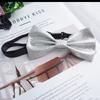 Sparkling Gold Glitter Resin Bow Tie Pin For Wedding And Party Wear