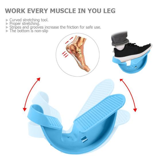 1Pc/1 Pair Foot Rocker Calf Stretcher Plantar Fasciitis Achilles Tendonitis Ankle Lower Leg Pain Relief Balancing Training Muscle Stretching