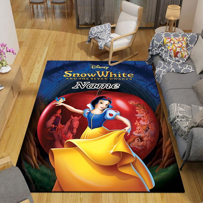 Custom 1Pc Snow White Seven Dwarfs Rug Office Carpet Indoor Outdoor Entrance Doormat Nonslip Soft And Comfortable Living Room D916248