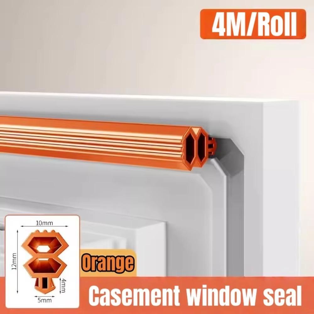 New TPE Sealing Strip Plastic Steel Strip Type Seal Card Slot Draft Stopper Window Sealing