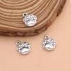15Pcs Paw Charms Dog Footprint Pendants For Jewelry Making Diy Handmade Necklace Bracelet Earrings Key Chain Accessories