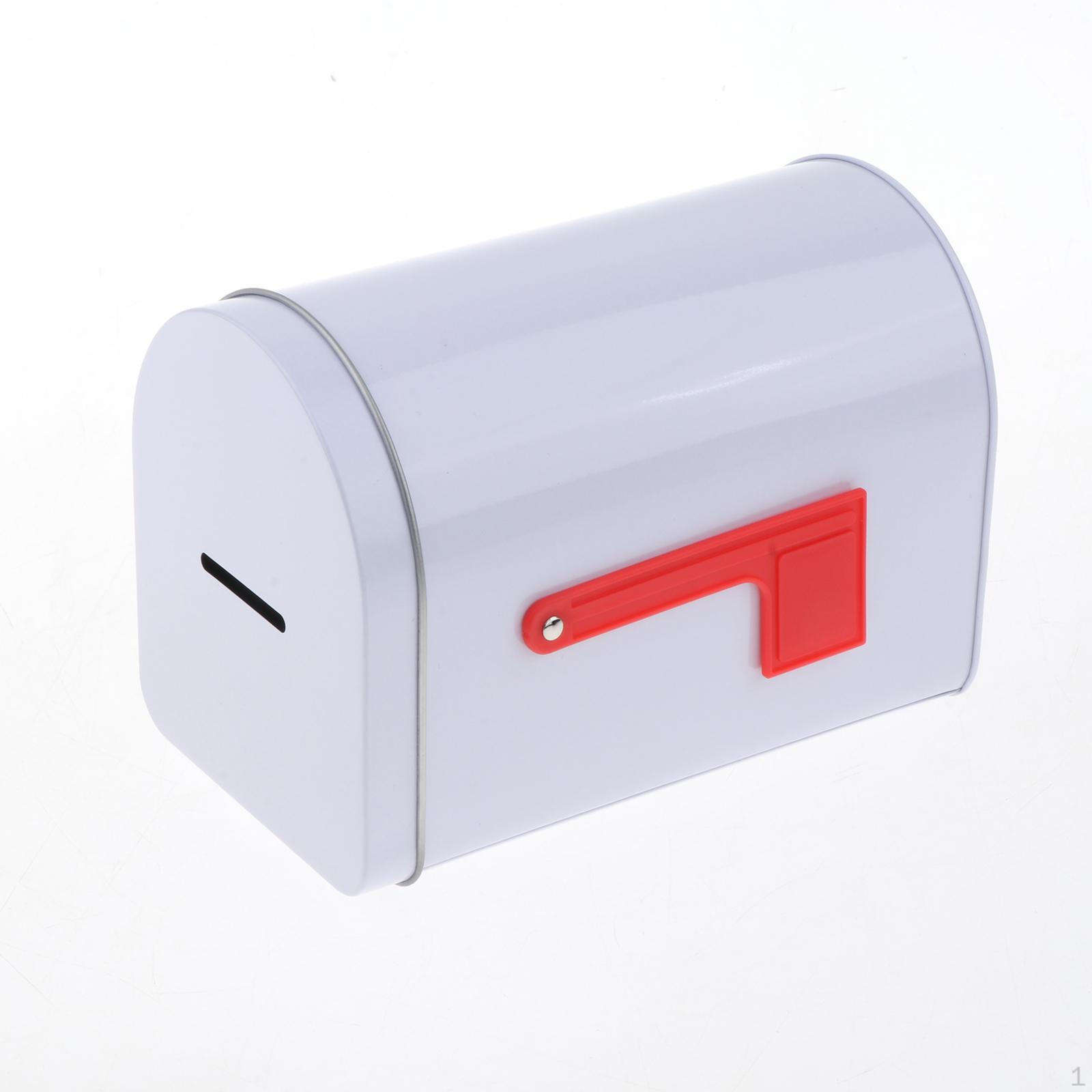 

A Modern, Windproof Metal Mailbox for Christmas, Decorating Your Exterior Door. білий