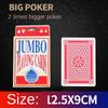 Carte da Gioco Creative Giganti Sovradimensionate Divertenti Novità Grande Poker 2X 6X 9X Formato A4