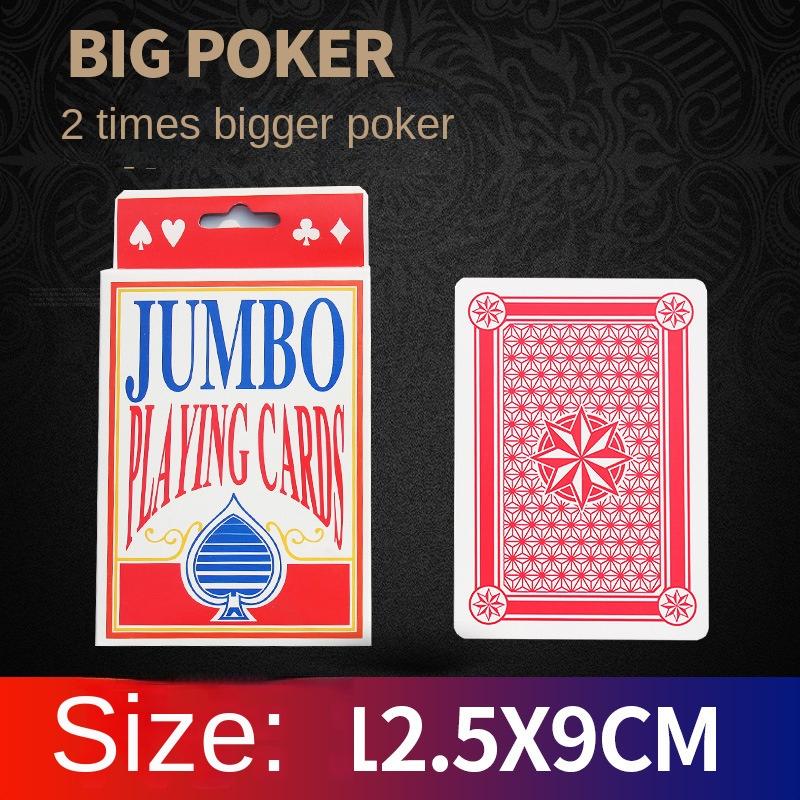 Carte da Gioco Creative Giganti Sovradimensionate Divertenti Novità Grande Poker 2X 6X 9X Formato A4