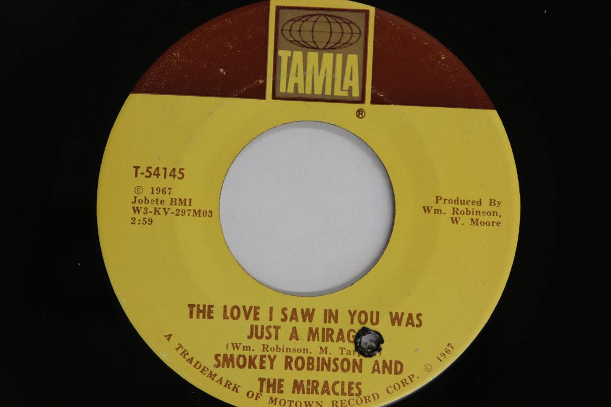 

7inch Record SMOKEY ROBINSON & THE MIRACLES - Love I Saw In You Was Just A Mirage T54145 TAMLA 1967 US Soul/Funk Used