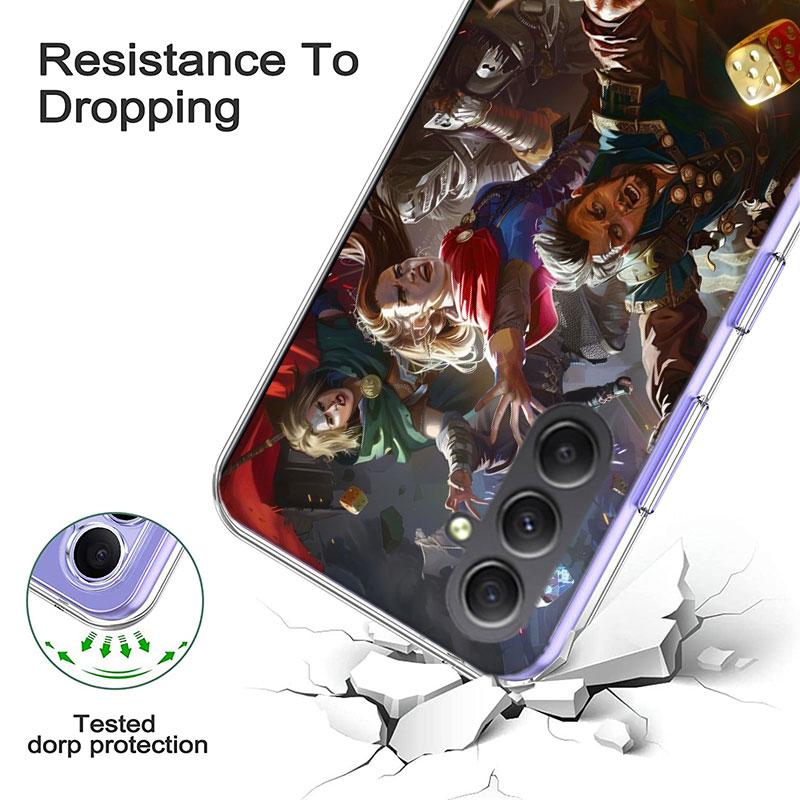 Game D-Dungeons D-Dragons D-DND Phone Case for Samsung A17 A37 A57 A07 A16 A26 A36 A56 A06 A02S A12 A22 A32 A52S A04S A14 A24 A3