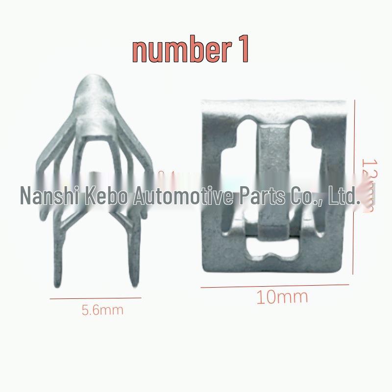 Galvanized Metal Snap Fastener: V-Shaped and U-Shaped Steel and Stainless Steel Clips
