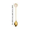 304 Stainless Steel Mixing Spoon with Long Handle Love Heart Star Shape Pendant Fruit Yogurt Honey Mixing Fork Kitchen Tableware
