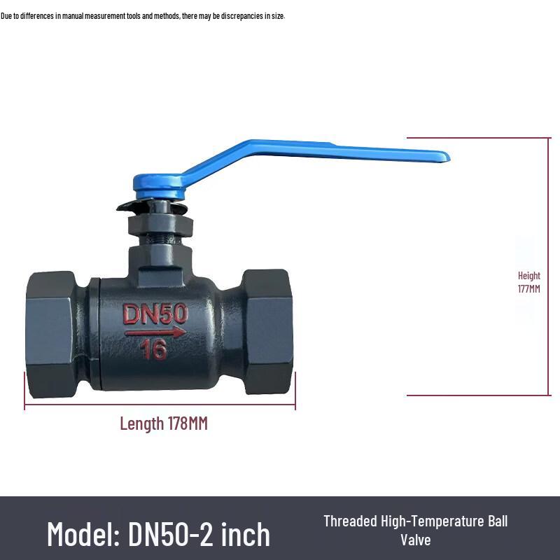 

DN50 2-inch High-Temperature Threaded Ball Valve