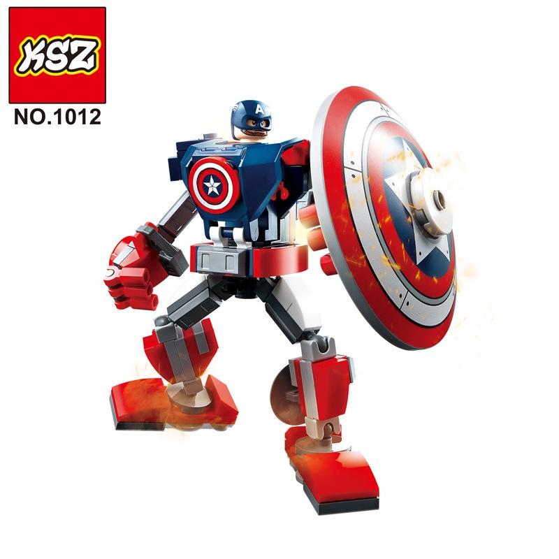 Ksz Фигурка Героя с Подвижными Суставами Модель Сборная Игрушка CaptainAmerica