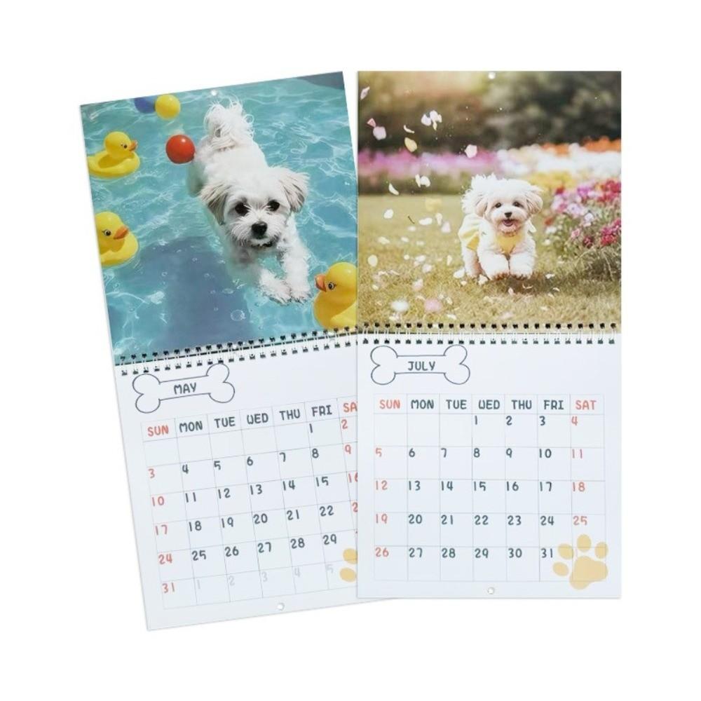2026 Edition Hunde Kalender Lustiger Schreibtischkalender Neuer Wandkalender Neujahrsgeschenke