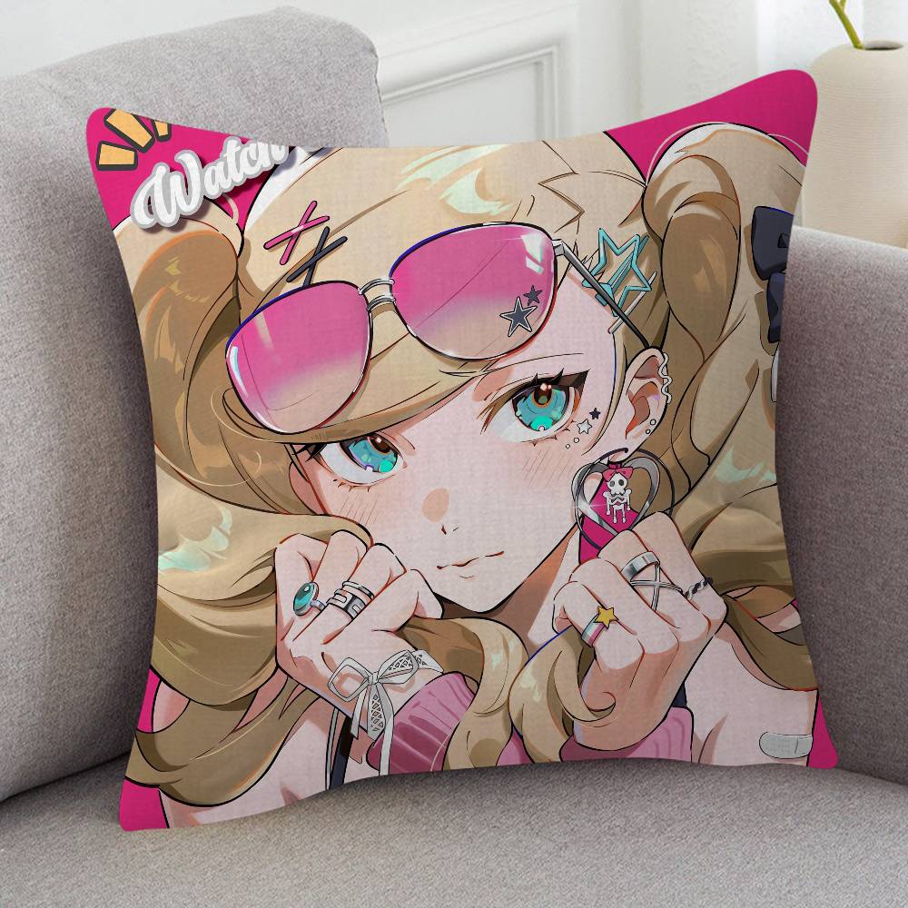 GAME Persona Soft Comfortable Pillow Case Cartoon For Sofa Living Cat Room Home Office Retro Decor Protective Cover