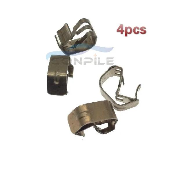 4 шт. для Toyota Corolla Crown Reiz Camry 2.4 Зажим Пружинное кольцо Передняя тормозная колодка Железный зажим Стальной лист Зажим Прокладка altis