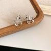 Chinese Style New Year Horse Earrings Cartoon Horse Horse Mascot Drop Earrings  Party