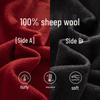 Children's Good Fortune Double-Faced Wool Hooded Winter Coat