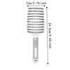 Soft Bristle Detangling Hair Brush Curved Design Anti Frizz Hair Comb  For Curly Wavy Straight Hair