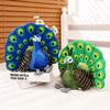1pc 23CM Cute Simulation Peacocks Plush Toys Kawaii Doll Stuffed Soft Creative Animal Peahen Toy Lovely Home Birthday Decor Gift