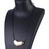 Fashionable Swirl Pendant Leather Rope Necklace Multipurpose Adjustable Length for Personalize Trendy Adults Daily Use