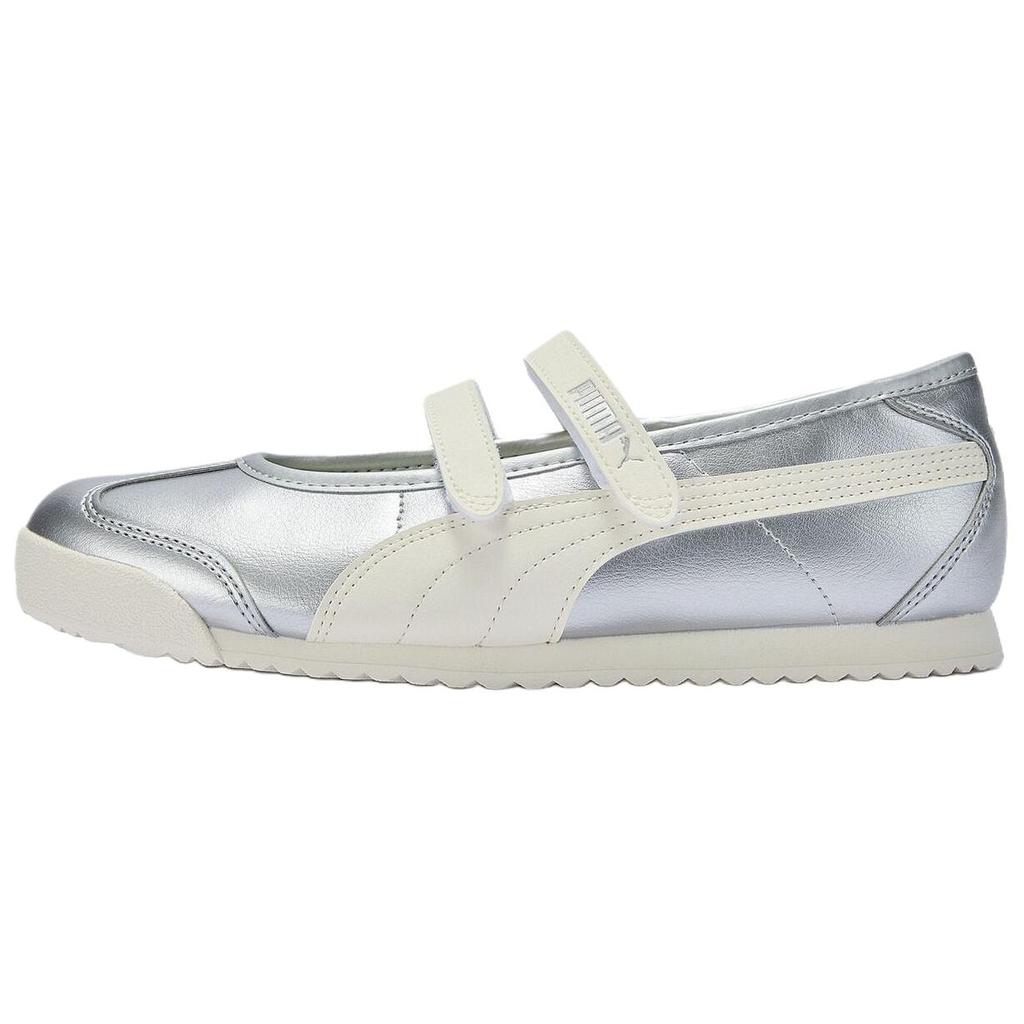 Puma Turino 2 Mary Jane Shoes Women's Silver White 409080-01