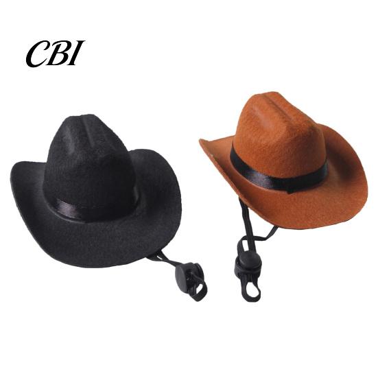 Outdoor Pet Accessory Cowboy Hat, Western Costume Retro Mini Adjustable Headwear Hat for Dogs Cats Halloween Party Cosplay Funny Photo Props