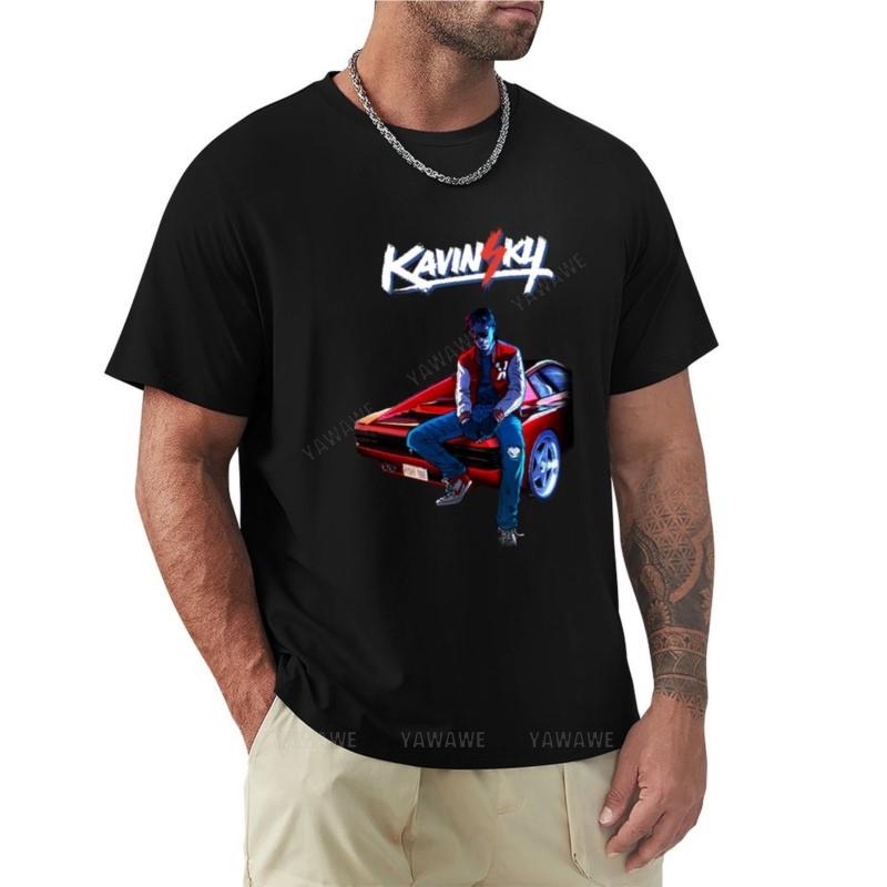 Kavinsky Tshirt Tshirts Man Quickdrying Tshirt Plain White T Shirts Men Tshirt Men Cotton Teeshirt