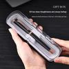 0.5mm Luxury Metal Signature Pen Set - Ballpoint & Rollerball Pens with Custom Logo for Business and Meetings