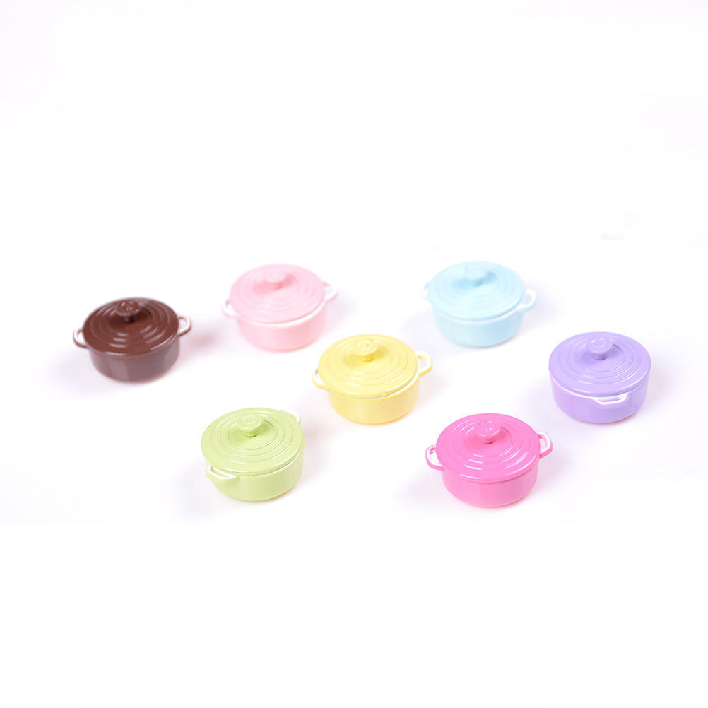 1:12 Puppenhaus Mini Topf Kessel Puppenhaus Zubehör Spielen Küche Spielzeug