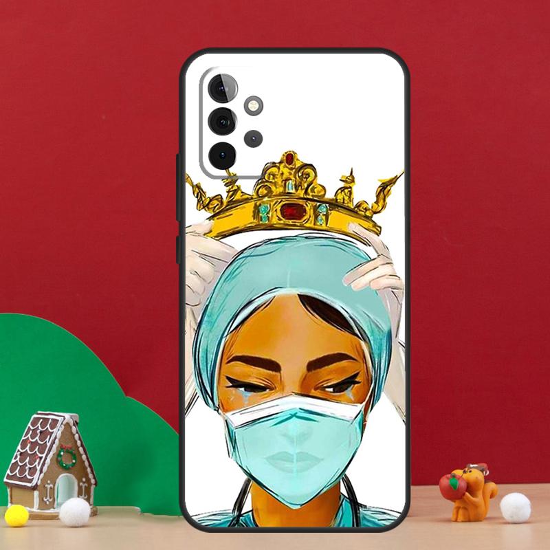 Cartoon Medicine Doctor Nurse Case For Samsung Galaxy A36 A56 A06 A13 A53 A32 A12 A22 A52 A35 A17 A16 A55 A15 A54 A34 A14