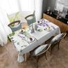 Spring Eucalyptus Sunflower Tablecloth Holiday Decor Waterproof Rectangular Tablecloths Wedding Decor Table Cover