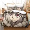 Street Graffiti Art Gachiakuta Chibi Characters Cleaners Battle Scene Anime Merch 3PCS Bedding Duvet Cover + 2 Pillowcases
