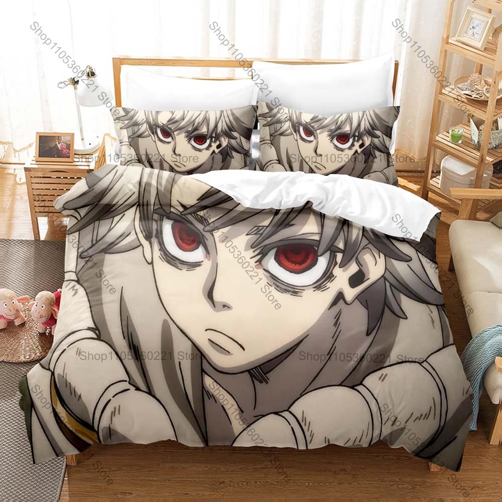 Street Graffiti Art Gachiakuta Chibi Characters Cleaners Battle Scene Anime Merch 3PCS Bedding Duvet Cover + 2 Pillowcases