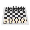Travel Chess Board Game Set Professional Standard Folding Roll Up Travel Chess Board with 32 Chess