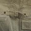 Haver Sack General Garments Button fly hickory Pants L White x navy Men's Used
