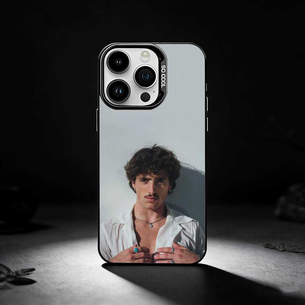 B-Benson Boone Singer Phone Case For iPhone 17,16,15,14,13,12,11 Plus,Pro Max,XS,Colored silver phone case