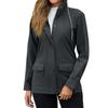 Womens Raincoats With Hood  Lightweight Outdoor Hooded Waterproof Windbreaker Solid Trench Coat Jacket Plus Size