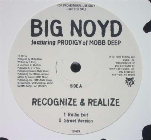 12inch Record BIG NOYD, PRODIGY - Recognize & Realize TB679 Tommy Boy 1995 US Rap & Hip-Hop/R&B Used