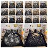 3D Beauty Skull Printing Bedspreads Twin Size Polyester Home Bedding Set Boy High Quality Home Duvet Cover Set