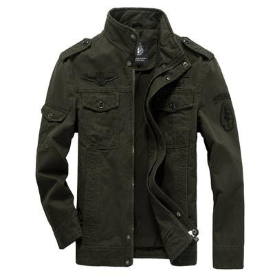 Spring and Autumn Outdoor Men's Young and Middle-aged Jacket Top Men's Cotton Jacket Large Size Casual Tooling Jacket