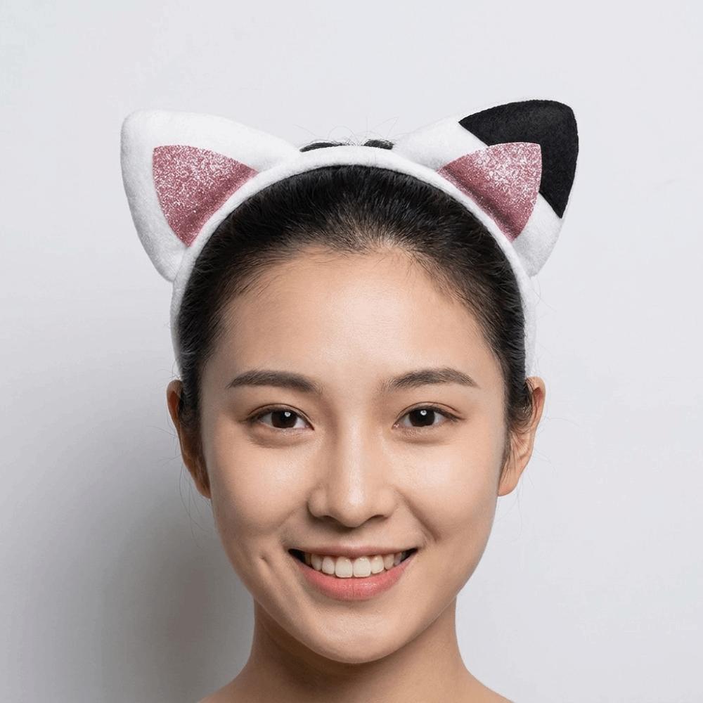 Korean Style Cat Ears Headband Thin Hair Hoop Funny Headwear  Gift