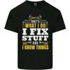 I Fix Stuff Funny Electrician Sparky Mechanic Unisexs Light Cotton TShirt
