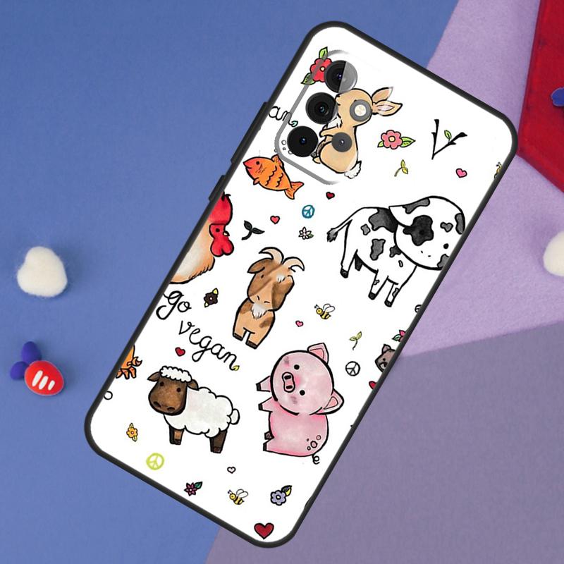 

Vegan Pattern Case For Samsung Galaxy A13 A16 A26 A36 A56 A06 A55 A35 A15 A54 A34 A14 A53 A12 A22 A32 A52 Samsung A36